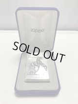 No.１５　スターリングシルバー　END　OF 　TRAIL　メタル付ZIPPO　[Z-459]