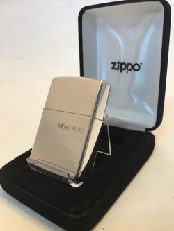 画像2: No.１５　ZIPPO　スターリングシルバー　ミッシェルクラン　デザイン　[Z-500]