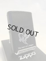 No.200 レザーシリーズZIPPO ブラック ドラゴン z-2011