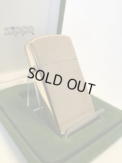 画像1: No.1830 10K GOLD FILLED ZIPPO ゴールド・フィルド スリムタイプ z-2224
