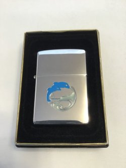 画像5: No.200 シルバーミラー DOLPHIN ZIPPO ドルフィン z-2574