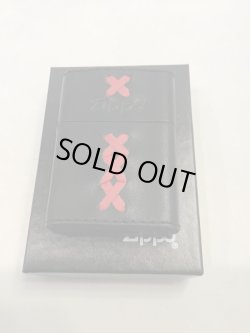 画像5: No.200 レザーシリーズZIPPO 牛革巻きブラック レッドクロス z-1730