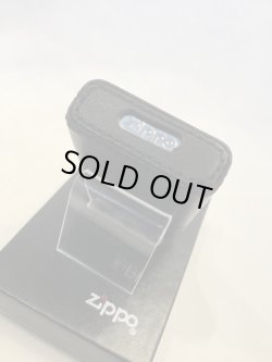 画像4: No.200 レザーシリーズZIPPO 牛革巻きブラック レッドクロス z-1730