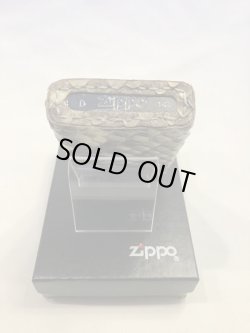 画像4: No.200 レザーシリーズZIPPO ホワイトパイソン革巻き z-1406