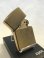 画像2: No.204 USED ZIPPO 1991年製 SOLID BRASS ソリッドブラス z-3391 (2)