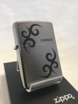 画像1: No.207 推奨品 ストリートクローム CRIBAL ZIPPO トライバル z-3451