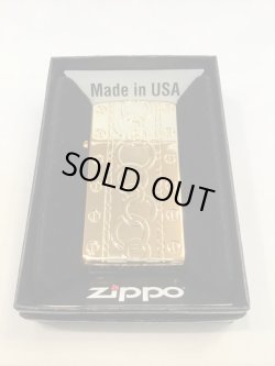 画像5: No.1600 スリムタイプZIPPO ゴールドミラー両面 リング&スクリュー z-654