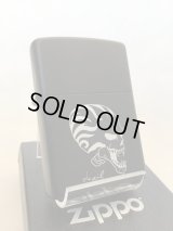 No.218 推奨品ZIPPO ブラックマット SKULL スカル z-3706