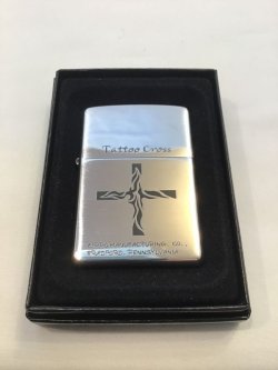 画像5: No.200 推奨品ZIPPO シルバーイブシ TATTOO CROSS タトゥークロス z-3723