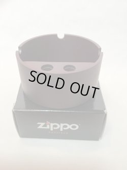 画像2: No.ZA-01 ZIPPO ASHTRAY ジッポー灰皿 ブラウンツヤ消し z-3837