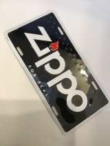 No.02G-1553 ZIPPO GOODS アメリカZIPPO製ナンバープレート FOR REAL ブラック z-3876