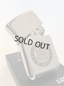 画像2: No.100 シルバープレートシリーズZIPPO ゴールドインレー アメリカンイーグル z-3968