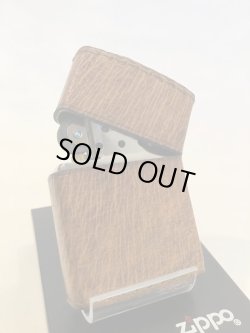 画像3: No.200 USEDレザーZIPPO 牛革 ZIPPO社創立50周年記念メタル付き z-4018