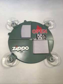 画像1: ZIPPO GOODS アメリカZIPPO社製 OPEN CLOSED DISPLAY オープン/クローズ ディスプレイ z-4350