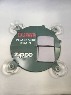 画像2: ZIPPO GOODS アメリカZIPPO社製 OPEN CLOSED DISPLAY オープン/クローズ ディスプレイ z-4350