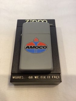 画像5: No.1623 ヴィンテージZIPPO 1986年製 グレーマット AMOCO アモコ z-4751