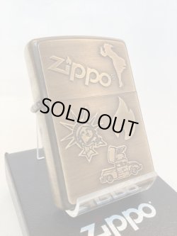 画像1: No.200 推奨品ZIPPO BRASS ANTIQUE ブラスアンティーク METAL PLATE メタルプレート z-5012