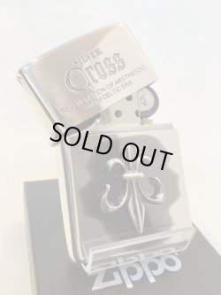 画像2: No.200 推奨品ZIPPO  SILVER IBUSHI シルバーイブシ CROSS METAL クロスメタル シリアルナンバー入り z-5108