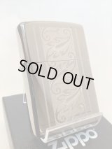 No.150 PVDシリーズZIPPO BLACK ICE ブラックアイス GUEST LEAF ギフトリーフ z-5248