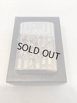 画像5: No.200 推奨品ZIPPO ARABESQUE アラベスク SILVER METAL PLATE シルバーメタルプレート貼り z-5681