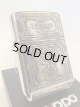 No.162 USED ARMOR ZIPPO 2011年製 ANTIQUE SILVER IBUSHI アーマーアンティークシルバーイブシ 紛章風ライオン z-5799