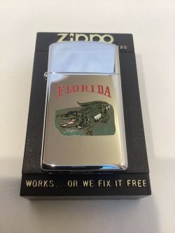 画像5: No.1610 ヴィンテージZIPPO 1990年製 FLORIDA フロリダ CROCODILE クロコダイル z-5802