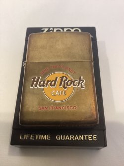 画像5: No.204 USED ZIPPO 1991年製 SOLID BRASS ソリッドブラス HARD ROCK CAFE ハードロックカフェ SAN FRANCISCO サンフランシスコ z-5812
