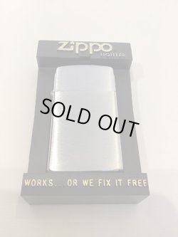 画像5: No.1600 スリムシリーズZIPPO 2000年製 BRUSHED CHROME ブラッシュクローム プレーンタイプ z-5846