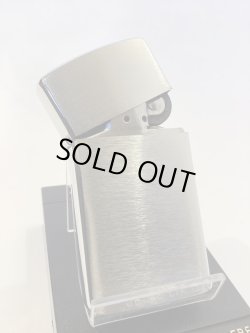 画像2: No.1600 スリムシリーズZIPPO 2000年製 BRUSHED CHROME ブラッシュクローム プレーンタイプ z-5846