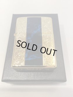 画像5: No.200 推奨品ZIPPO GOLD&MARBLE BLUE ゴールド&マーブルブルー z-5857