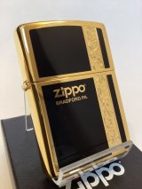 No.200 推奨品ZIPPO BLACK&GOLD ブラック&ゴールド ELEGANCE エレガンス z-5878