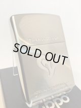 No.200 ヴィンテージZIPPO 2005年製  SILVER SPIN シルバースピン TATTOO HEART タトゥーハート z-5898