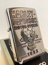 No.200 HARLEY DAVIDSON ZIPPO ハーレー・ダビッドソン AMERICAN EAGLE METAL アメリカンイーグルメタル z-5905