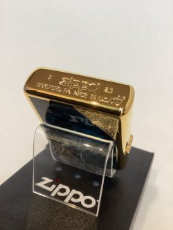 画像4: No.162 ARMOR ZIPPO GOLD&MARBLE BLUE アーマー ゴールド&マーブルブルー z-5920