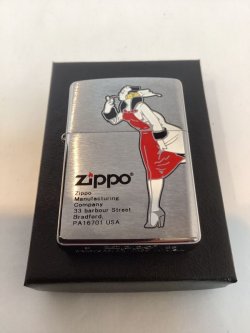 画像5: No.200 BRUSHED CHROME ZIPPO ブラッシュクローム WINDY RED ウィンディ レッド z-5924