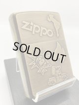 No.200 推奨品ZIPPO BRASS ANTIQUE ブラスアンティーク METAL PLATE メタルプレート z-5936