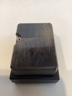 画像5: No.102 アメリカ ホルゲート社製 HAWKEYE WOOD ZIPPO CHACOAL チャコール z-5997