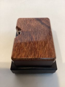 画像5: No.102 アメリカ ホルゲート社製 HAWKEYE WOOD ZIPPO WALNUT ウォールナット z-5995