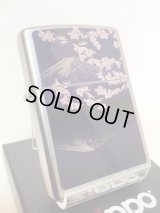 No.205 推奨品ZIPPO SATIN CHROME サテンクローム プレート板 富士桜 z-5999