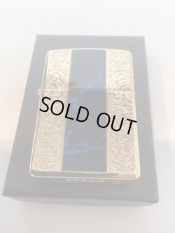 画像5: No.200G 推奨品ZIPPO GOLD&MARBLE BLUE ゴールド&マーブルブルー z-6017