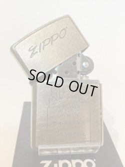 画像2: No.200 推奨品ZIPPO ANTIQUE BRASS アンティークブラス 可動式 ファイヤーメタル付き z-6022