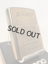 No.200 推奨品ZIPPO ANTIQUE BRASS アンティークブラス 可動式 ファイヤーメタル付き z-6022