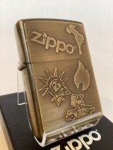 No.200 推奨品ZIPPO ANTIQUE BRASS アンティークブラス METAL PLATE メタルプレート貼り z-6023