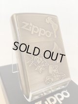 No.200 推奨品ZIPPO ANTIQUE BRASS アンティークブラス METAL PLATE メタルプレート貼り z-6023