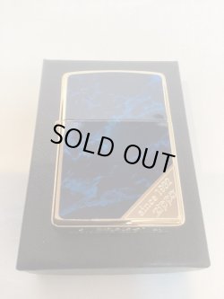 画像5: No.200G 推奨日ZIPPO GOLD&MARBLE BLUE ゴールド&マーブルブルー z-6025