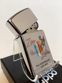 画像2: No.1610 記念・限定品 スリムZIPPO生誕50周年記念ZIPPO SLIMカラー z-6038