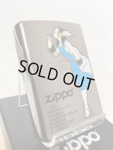 No.200 BRUSHED CHROME ZIPPO ブラッシュクローム WINDY BLUE ウィンディ ブルー z-6040