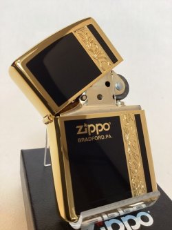 画像2: No.200 推奨品ZIPPO BLACK&GOLD ブラック&ゴールド ELEGANCE エレガンス z-6041