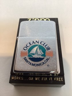 画像5: No.200 ヴィンテージZIPPO 1981年製 BRUSHED CHROME ブラッシュクローム OCEAN CLUD オーシャンクラブ z-6042