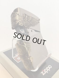 画像3: No.200 HARLEY DAVIDSON ZIPPO ハーレー・ダビッドソン ANTIQUE BRASS アンティークブラス サイドメタル z-6046